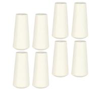 MOBUTOFU Pomelli per tende a rullo per tende veneziane e tende, 8 pezzi, in legno di bambù, colore: bianco crema