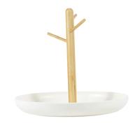 MOBUTOFU Portachiavi Organizer Tavolo Svuotatasche e Base Stabile, Vassoio Portaoggetti per Ingresso e Camera da Letto Salvaspazio