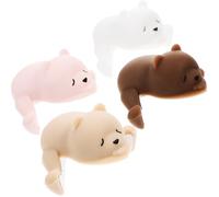 MOBUTOFU Protezione Design Silicone e 4 per Angolare Pezzi in a Mobili Forma di Animali, Para Spigoli Semplice ed Elegante Tavolo Asili Nido e Camerette