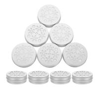 MOBUTOFU Scatola in Alluminio Argento Superficie Liscia senza Bave da 60ml per Contenere Profumatori per Ambienti, Design Semplice e Delicato per Scrivania e Studio, Confezione da 10 Pezzi