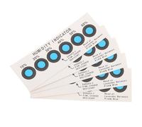 MOBUTOFU Scheda di Misurazione Umidità Portatile, 20 Pezzi Cambio Colore a Sei Punti, per Rilevamento Umidità in Magazzino, Laboratorio, Ufficio e Casa, Riutilizzabile e Compatto