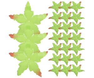 MOBUTOFU Sepali di Tessuto per Fiori Artificiali 100 Pezzi Verde Utili per Materiali DIY e Progetti Artigianali