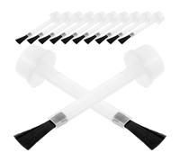MOBUTOFU Set 20 Pezzi Spazzole di Ricambio per Unghie, Pennelli in Plastica per Flaconi Piccoli, Accessori per Forniture Saloni di Bellezza e Applicazione Gel Base e Top Coat