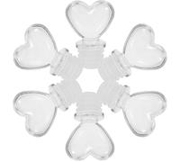 MOBUTOFU Set 6 Pezzi Tappi Bottiglia in Plastico e Gomma Vintage per Profumo e Olio, Multiuso e Decorativi, per Tavolo da Trucco e Camera da Letto