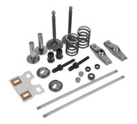 MOBUTOFU Set di Spinta Valvola Motore 188f190 in Acciaio Temperato | Piastra Guida, Bilanciere e Dadi Inclusi, per Tecnici e Meccanici in Officina, Ripristino Potenza