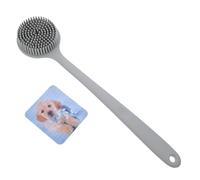 MOBUTOFU Spazzola per Doccia e Design Speciale in Silicone Manico, Doppia Faccia Stili multipli Accessorio Pratico per Esfoliare la Pelle Stili multipli la Pulizia Sotto la Doccia