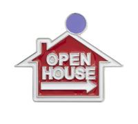 MOBUTOFU Spilla della Casa Cartello Decorativo, Distintivo Agente Immobiliare alla Moda, Spilla per Vestiti Elegante e Regalo per Occasioni Speciali