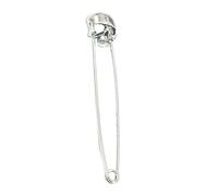 MOBUTOFU Spilla Teschio in Lega Argento Retro Antico per Accessori Costume e Decorazione, per Banquet e Cocktail Halloween