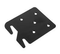 MOBUTOFU Staffa Accessorio Resistente Gancio Robusto per Sponda del in Ferro Nero e Versatile Cerniera Ispessita e Struttura Stabile per Pesante
