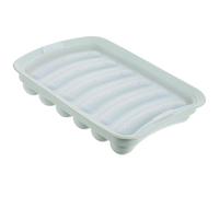 MOBUTOFU Stampo Silicone Alimentare per Salsicce e Hotdog con Coperchio Verde, Riutilizzabile per Cottura e Preparazioni Dolci, Perfetto per e Anziani