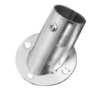 MOBUTOFU Supporto Design per Argento in e Inossidabile Doccia Base Triangolare Inclinata Semplice Resistente Appendi Asciugamano per Accessori Bagno