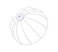 MOBUTOFU Supporto Paralume Fai da Te in Ferro Bianco, Cornice Artigianale per Lampada a Sospensione, Telaio Resistente per Lampada da Tavolo, Adatto per Illuminazione Domestica Decorativa