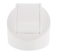MOBUTOFU Supporto Pelle per Gesso con Orologi Orologio Base Bianco e Verniciato in Cuscino in Spugna Resistente Graffi, per Negozi e Fiere di