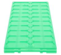 MOBUTOFU Supporto per Essiccazione Vetrini da Microscopio in Plastica, Portavetrini da Laboratorio 2 Pezzi Verde, Stendino Compatto per Conservazione Vetrini da Microscopio in Uso