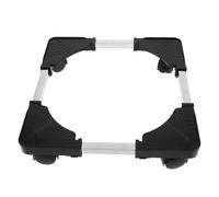 MOBUTOFU Supporto per Piante Regolabile in Plastica ABS Ruote Girevoli e Base Antiscivolo per Interni e Esterni, Carrello Portavasi Mobile Griglia di Sicurezza per Oggetti Pesanti