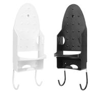 MOBUTOFU Supporto per Tavola da Stiro a Parete con Ganci Integrati Pbt | Montaggio Semplice, Sostegno Affidabile, Organizzatore Salvaspazio, per Lavanderia e Hotel