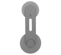 MOBUTOFU Supporto per telefono portatile: supporto magnetico per monitor di computer - clip di fissaggio laterale per schermo - staffa universale regolabile per schermi di PC desktop