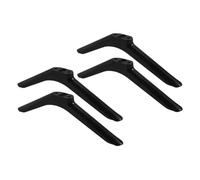 MOBUTOFU Supporto per Tv con Base in Pp Nero, Gambe Regolabili e Resistenti, Design Moderno e Funzionale, per Soggiorno e Camera, Confezione 2 Paia
