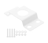 MOBUTOFU Supporto Staffa Montaggio Braccio Lampione in Ferro per Luci Esterno Compatibile con Pannelli Solari e Fari LED Kit con Viti per Installazione su Stradale e Giardino
