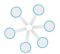 MOBUTOFU Tabellone Segnapunti Cancellabile a Secco Portatile, Mini Lavagna Paletta 7.7X3.9 Pollici, per Concorsi e attività di Giuria