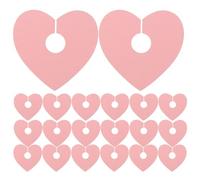 MOBUTOFU Tag a Cuore Rosa per Calici, Carta, Identificazione Bevande | Cocktail e Flute, Matrimoni e Ricevimenti, Forma Romantica, Non Si Strappa Facilmente
