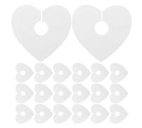 MOBUTOFU Tag a Cuore Rosa per Calici, Carta, Identificazione Bevande | Cocktail e Flute, Matrimoni e Ricevimenti, Forma Romantica, Non Si Strappa Facilmente