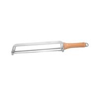 MOBUTOFU Tagliapane Manico in Legno in Acciaio Inox Regolabile