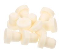MOBUTOFU Tappi per Bottiglia Sigillo Ermetico e Bordi Lisci 10 in Sintetico Tappi Rotondi Beige per Accessori per