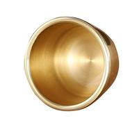 MOBUTOFU Tazza per Offerte Buddiste in Rame Oro, Resistente e Riutilizzabile, Adatta per Buddha e Decorazione Domestica Creativa