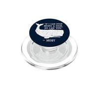 Moby Dick | Herman Melville | Funny Retro Sperm Whale PopSockets PopGrip per MagSafe