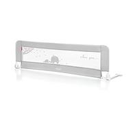 Moby-System Barriera Letto Bambini Pieghevole - Barriera di Sicurezza Anticaduta con Doppia Parete e Rete Traspirante, Conforme BS 7972 - 154×42 cm