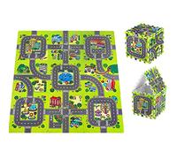 Moby-System Tappetino Puzzle per Bambini 90 x 90 x 1 cm - Inodore e Sicuro - Grande Tappetino da Gioco per Ragazzi e Ragazze - Senza Sostanze Tossiche