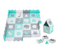 Moby-System Tappeto Puzzle Bambini 150 x 150 cm - Tappetino da Gioco per Neonati e Bambini, Materiale Atossico e Inodore, Supporta Sviluppo Motorio e Primi Passi, Superficie Lavabile - Pmf-2