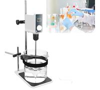 MObyat Agitatore Elettrico ad Asta, agitatore da Laboratorio con Display Digitale, intervallo di velocità 100-1500 Giri/min, viscosità Massima 8000 mpas, intervallo di temporizzazione 0-24 Ore