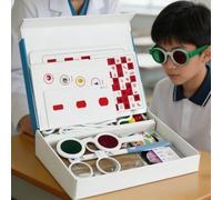 MObyat Kit Di Allenamento Per La Convergenza Visiva Con Perline, Set Per Esercizi Di Coordinazione Oculare, Kit Completo Per La Pratica Visiva Con Perline Per Convergenza E Divergenza, Prisma