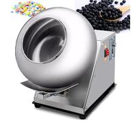MObyat Macchina elettrica per la ricopertura di Zucchero e la lucidatura del Cioccolato, Macchina per la ricopertura di Zucchero, Diametro di Rivestimento 300 mm, Riscaldamento Interno 1000 W