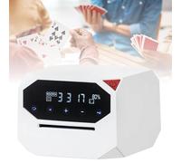 MObyat Mescolatore e distributore Automatico di Carte, Macchina per la distribuzione delle Carte da Gioco, Rotazione a 360°/180°, Supporta Fino a 8 Giocatori, può Contenere 2 mazzi di Carte