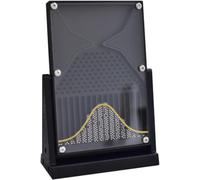MObyat Modello di Esperimento su Tavola di Galton da 12 * 18 Cm/4,7 × 7,1 Pollici, Modello Matematico di Distribuzione Normale, Dimostrazione Didattica sulla Probabilità, Black