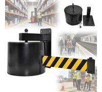 MObyat Nastro Elimina-Code Retrattile 20M/65FT, Barriera Sicurezza Parete Cintura Retrattile con Sistema Frenante, per Parco Campo Giochi Hotel Negozi Aeroporti Banche