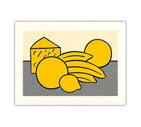 MOBYAT Roy Lichtenstein Poster 《Natura morta gialla》Arte murale Roy Lichtenstein Quadro su tela Roy Lichtenstein Stampe per la decorazione domestica Immagini 30x40cm Senza cornice