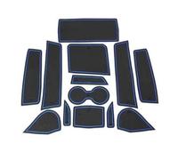 MObyat Tappetino Antiscivolo Tappetino Antiscivolo per Porta Auto, Accessorio per Peugeot 3008 3008 2016 2017 2018-2023(Blu)