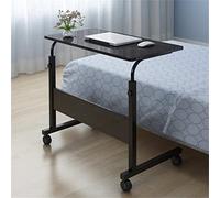 MOBYGKFY 80x40cm 60x4 0 cm Tabella del computer pieghevole regolabile for laptop portatile tavolo da letto deskrotate può essere sollevato in piedi scrivania(Schwarz,60x40cm)