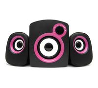 MOBYGKFY Altoparlante da casa for computer audio da tavolo Subwoofer pesante for laptop Piccolo mini altoparlante da tavolo cablato(3-Pack)