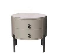 MOBYGKFY Armadietto portaoggetti for tavolo da camera da letto in pelle di sella beige