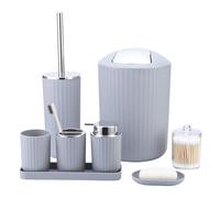 MOBYGKFY Articoli da toeletta sul tavolo Guest House Hotel New House Set da bagno Otto set(3-Pack)