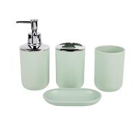 MOBYGKFY Articoli for la casa Kit da bagno Set da toeletta Portasapone Bottiglia di lozione Portaspazzolino(3-Pack)
