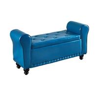 MOBYGKFY Cambiare le scarpe all'ingresso, divano sgabello nel camerino del negozio di abbigliamento(Blue)