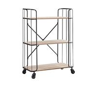 MOBYGKFY Carrello da cucina carrello a 3 livelli carrello vintage scaffale scaffale for la decorazione del soggiorno