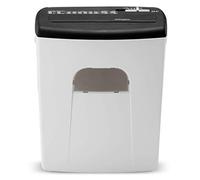 MOBYGKFY Carta micro tagliata ad alta sicurezza di grado professionale, CD e carta di credito/forniture per ufficio 6 trituratori taglio trasversale distruggi carta di credito