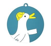 MOBYGKFY Cartoon Silicone Coaster Drink Brand Holder Caffè Mat Placemat Accessori da cucina(Blue,White)